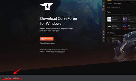 curseforge download|How To Download & Install The CurseForge Launcher (Your .